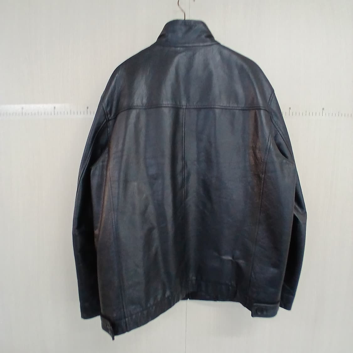 BEAN POLE 블랙 가죽 자켓 상품이미지4