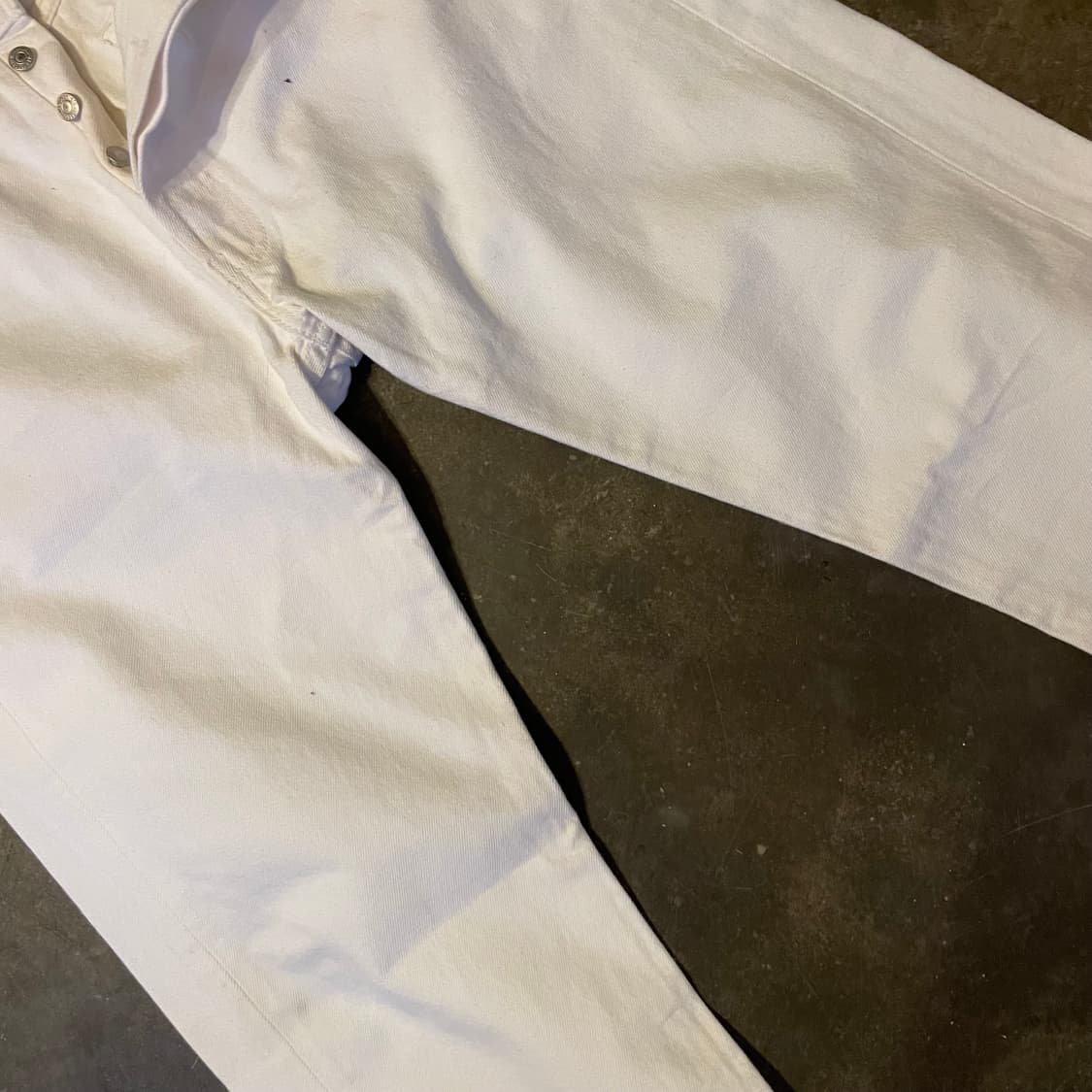 00s Levi's 501 white 상품이미지4