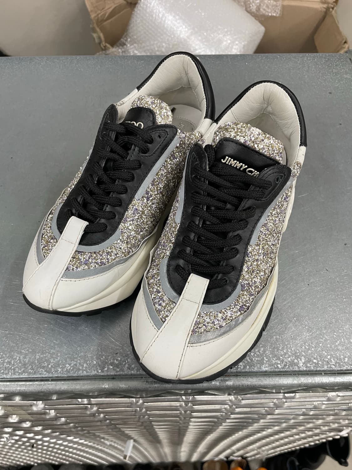 지미추 글리터 스니커즈 35.5 상품이미지2
