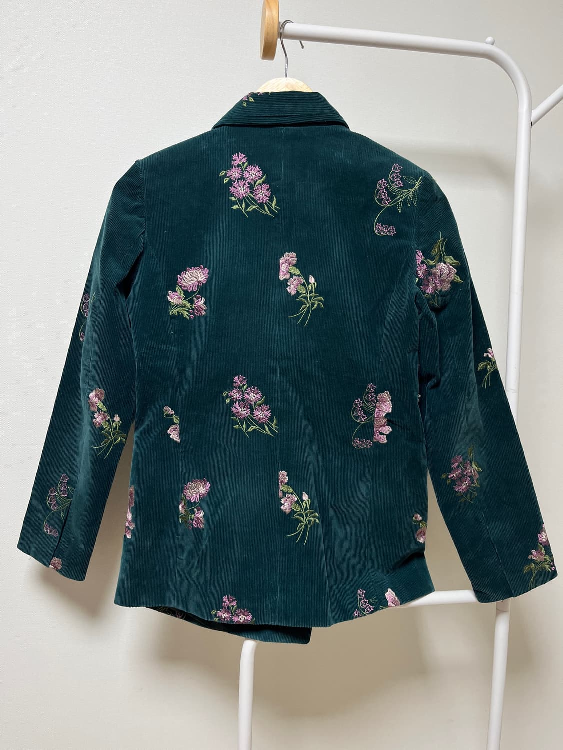 꽃자수 코듀로이 자켓 블라우저 상품이미지2