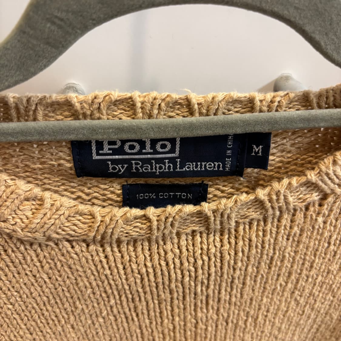 폴로 랄프로렌 베이직 라운드넥 누벅 코튼니트 새제품 상품이미지4