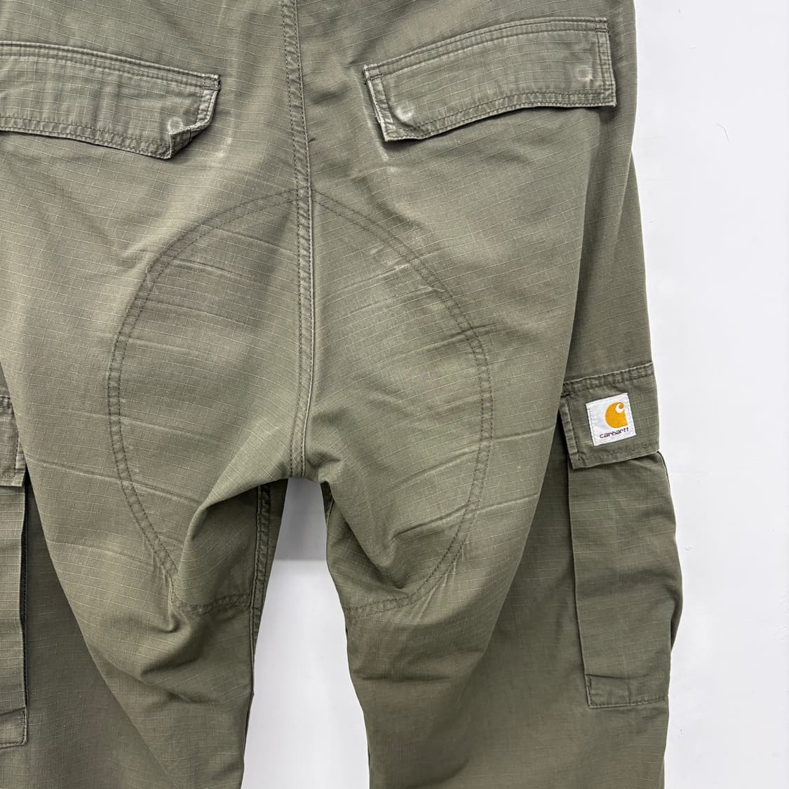 칼하트 카키색 카고 바지 남성 32 상품이미지7