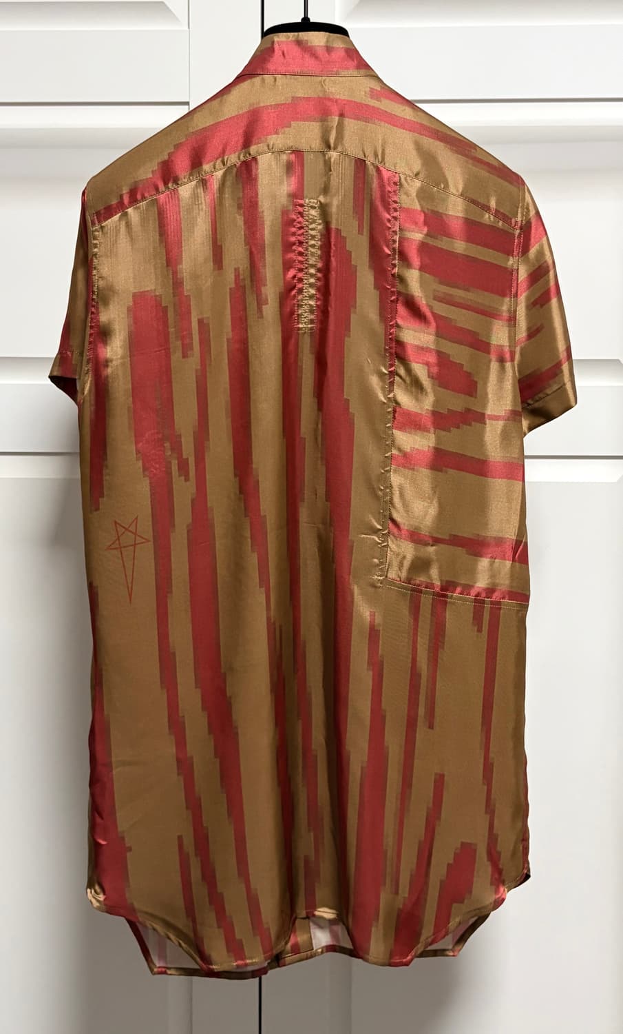 릭오웬스 / 펜타그램 프린팅 골프 셔츠 허니 / 48 상품이미지3