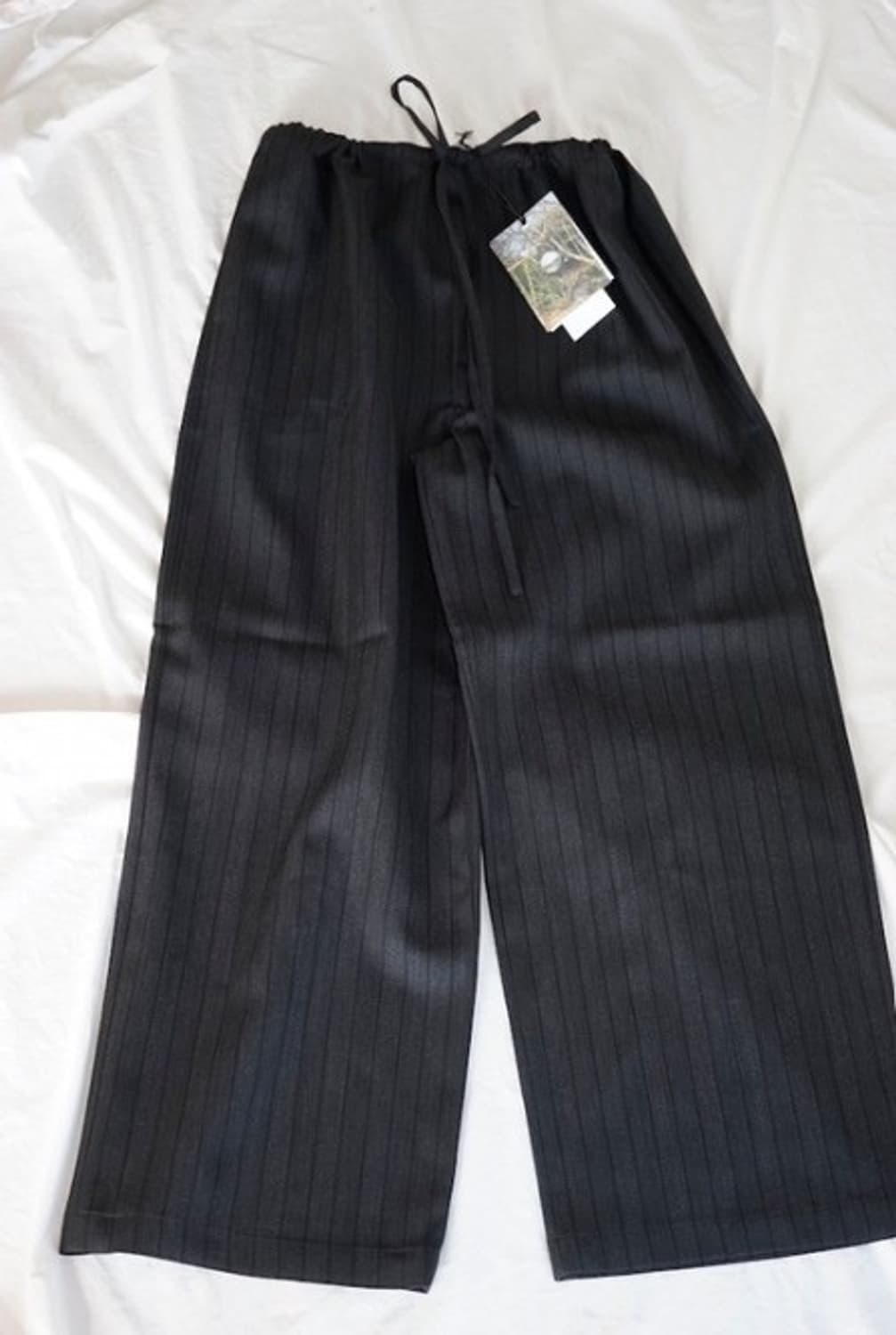 크리스타세야 그레이 스트라이프 맥시 라지 팬츠 S사이즈 상품이미지2