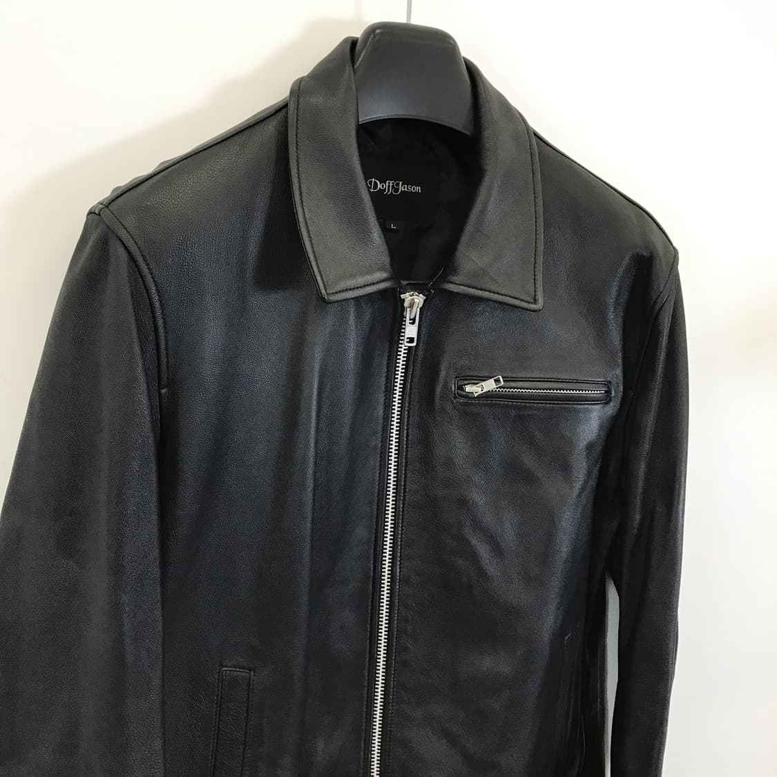 도프제이슨 램스킨 싱글 라이더자켓 [L] 상품이미지2