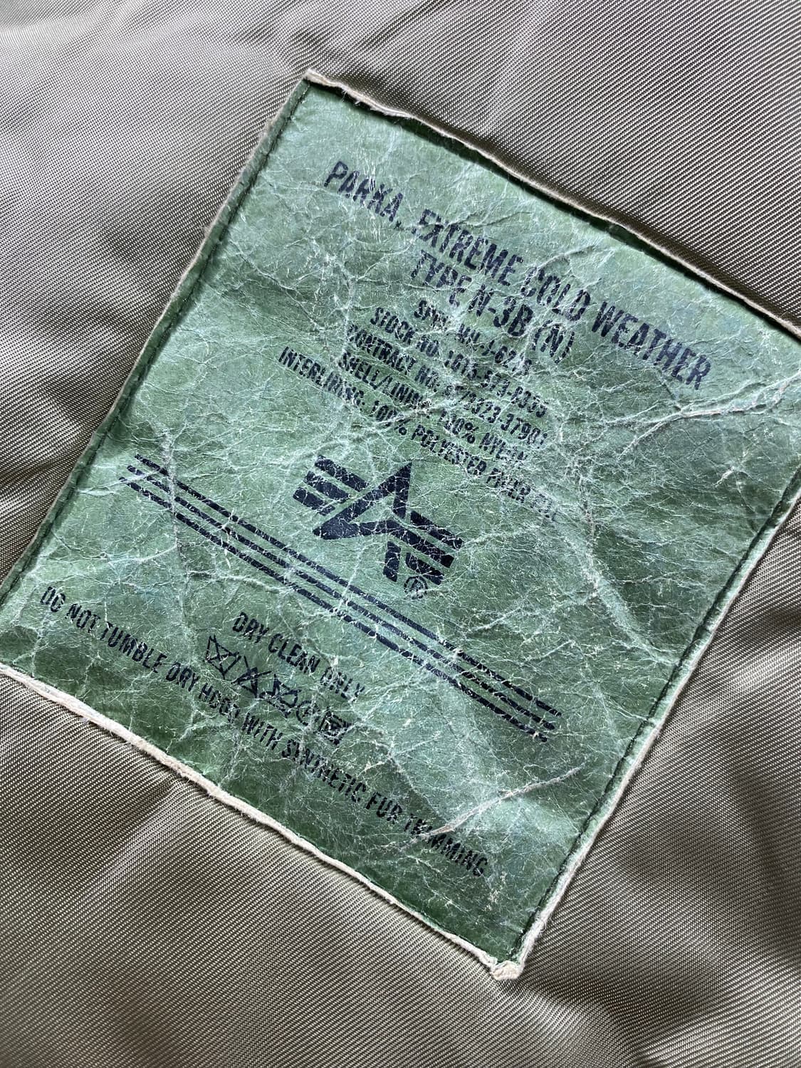 [S] 알파인더스트리 타입 N-3B 밀리터리 자켓 상품이미지8