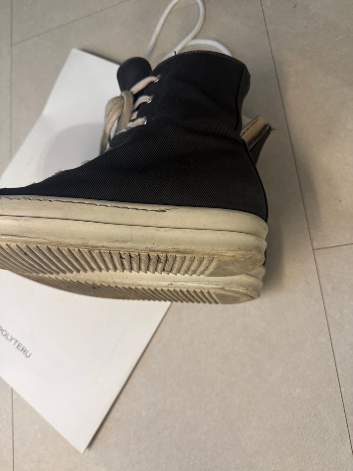 릭오웬스 다크쉐도우 라몬즈 하이 42.5 상품이미지3