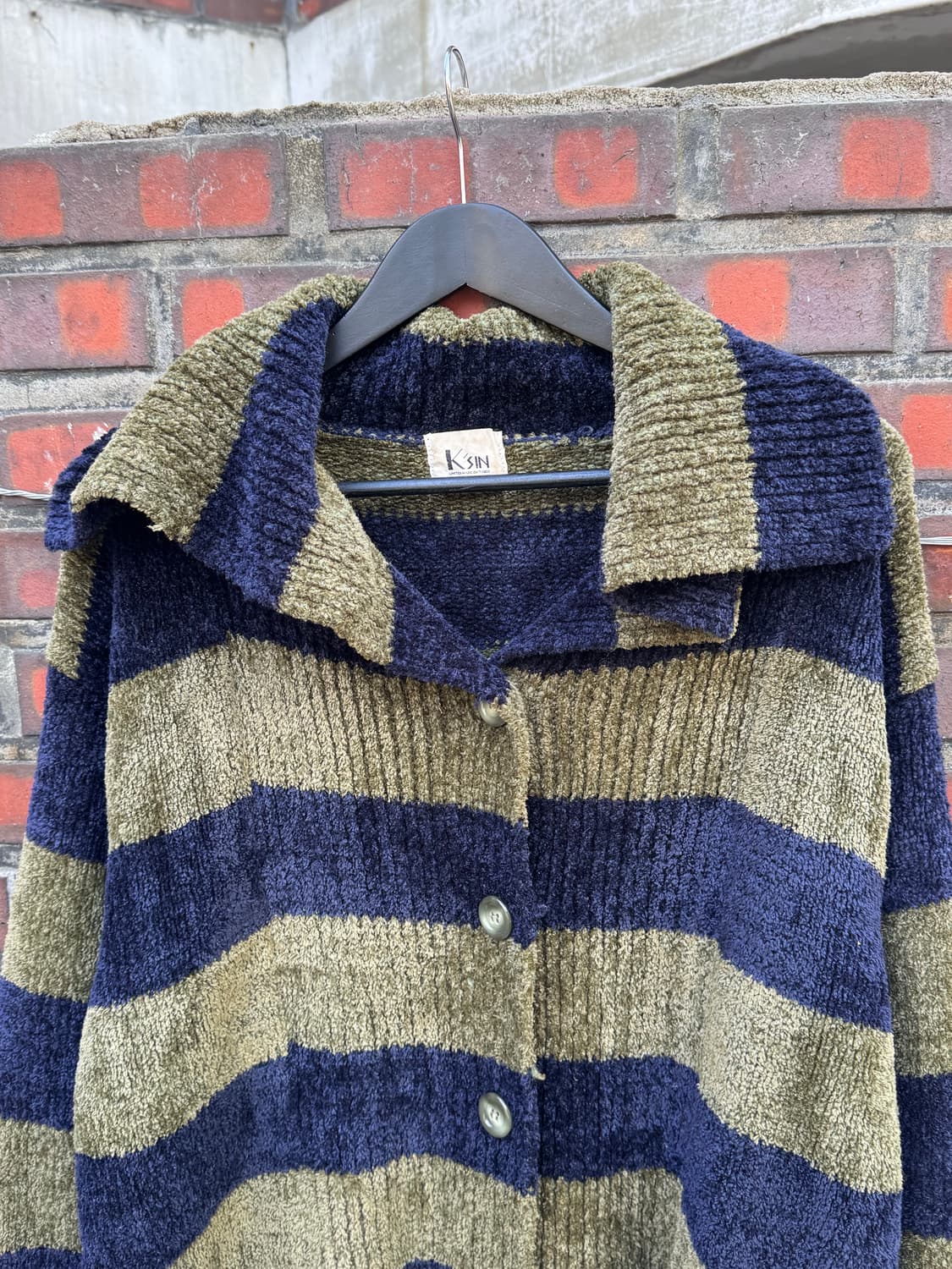 K'sin 스트라이프 버튼업 니트 가디건  상품이미지2