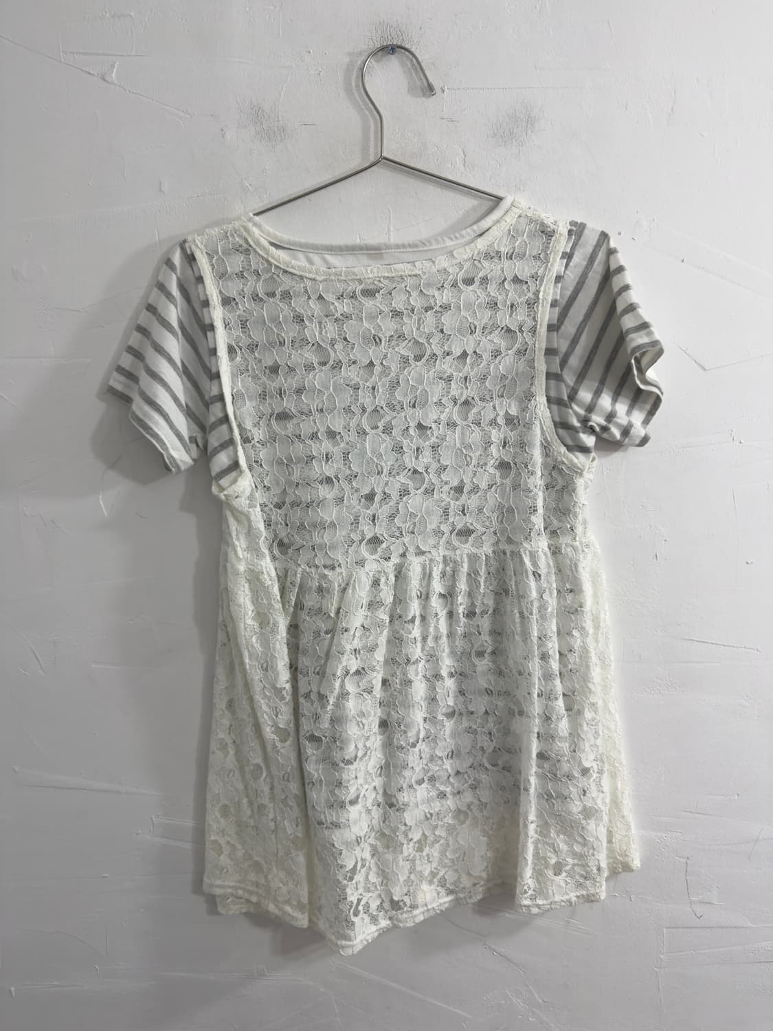 layered mori printing top 상품이미지2