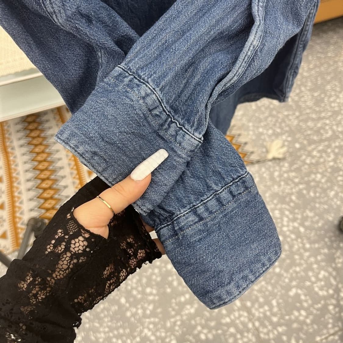 리바이스 빈티지 컨트리 캐주얼 슬림핏 데님셔츠 S C10979 상품이미지7