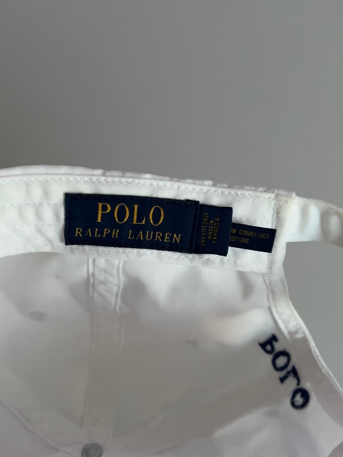 폴로 랄프로렌 화이트 볼캡 상품이미지5