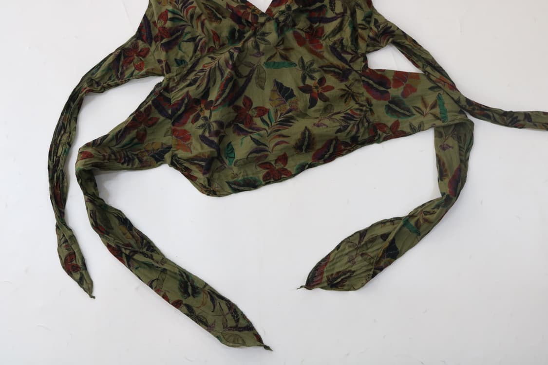 Tola Tola 톨라톨라 빈티지 에스닉 패턴 홀터넥 코튼 탑 상품이미지6