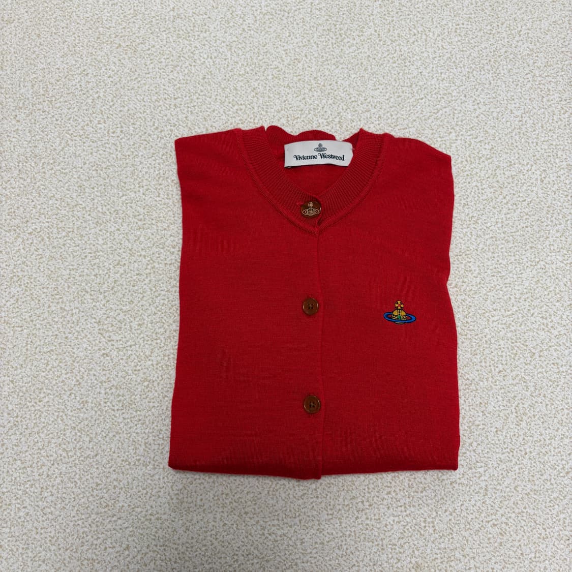 비비안웨스트우드 베아 가디건 레드 상품이미지2