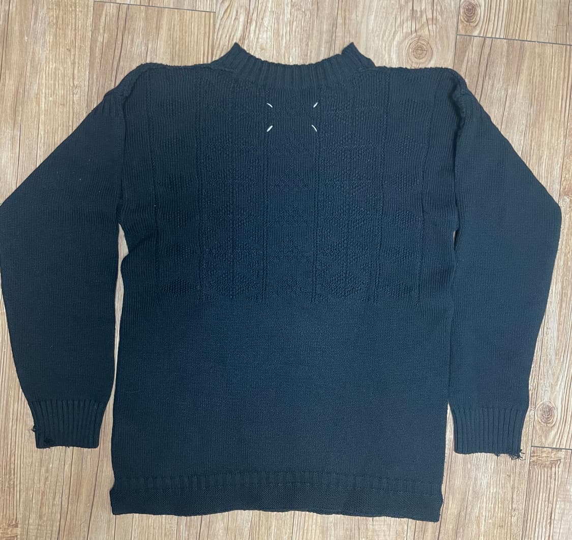 [L]마르지엘라 스티치 니트스웨터 상품이미지1