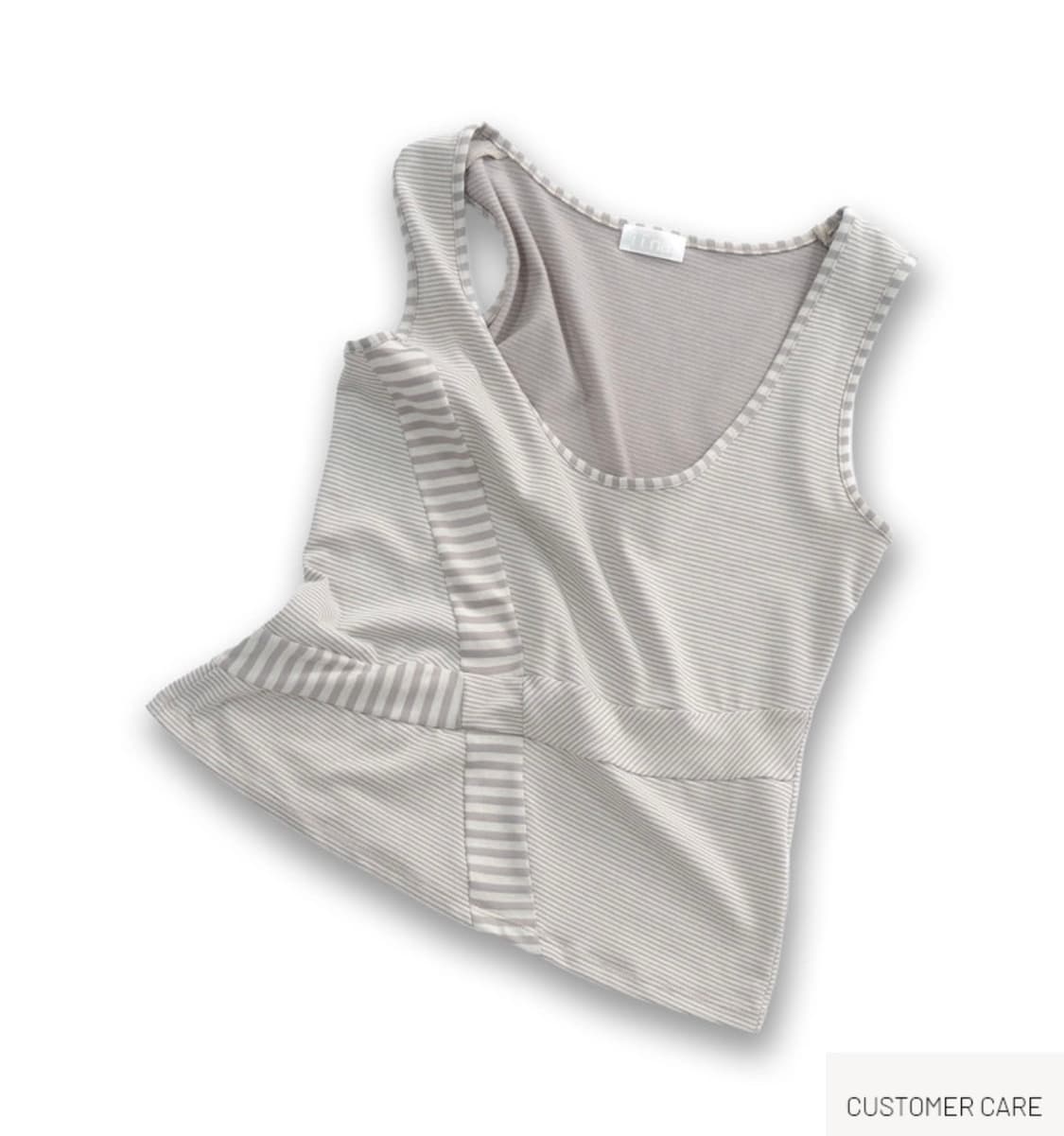 iina 이이나 CROSSWAY STRIPE TOP 크로스웨이 나시 상품이미지1