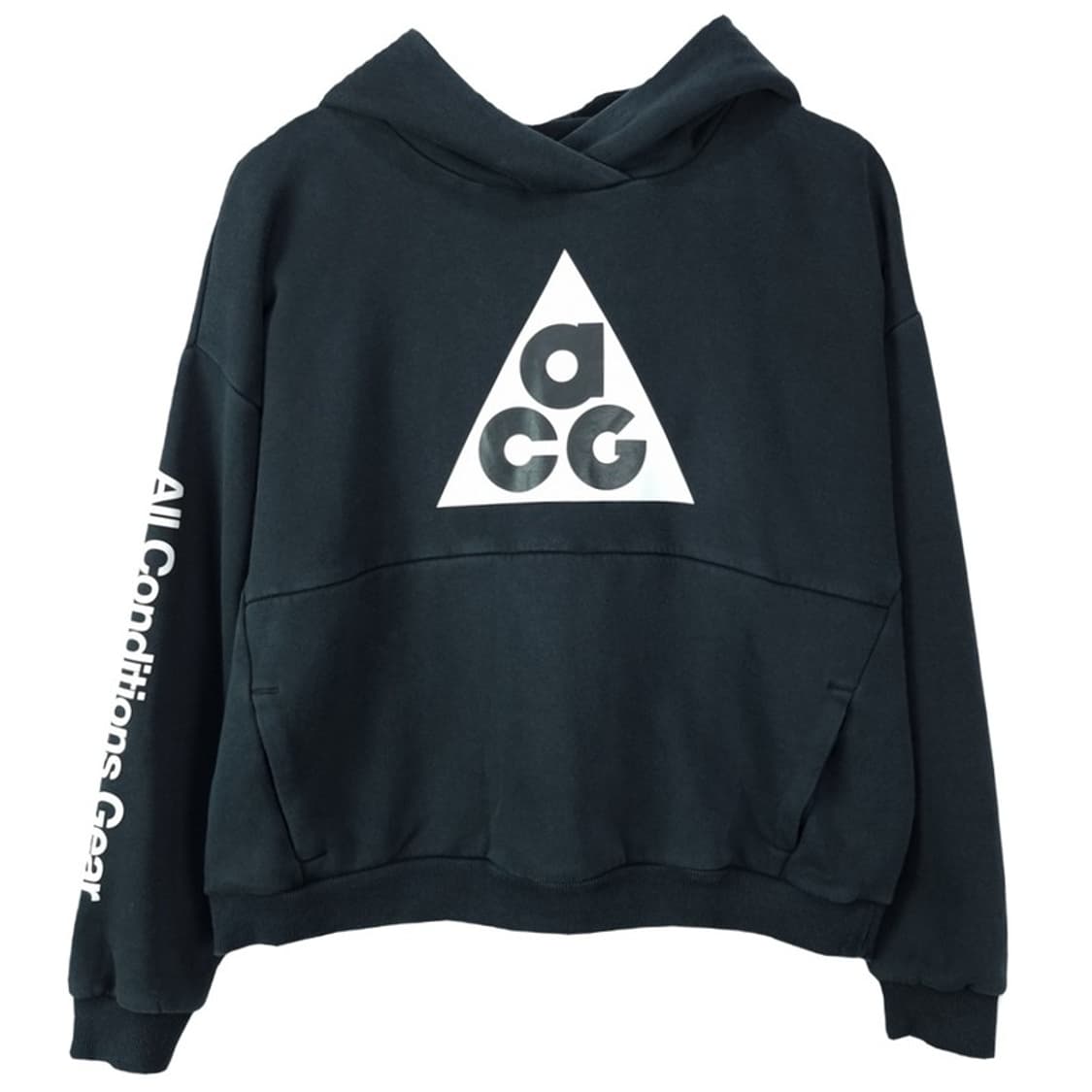 [나이키 ACG] 빅로고 프린팅 오버핏 후드티 블랙 M20100 상품이미지2