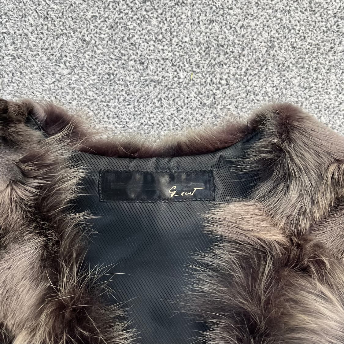 55 지컷 여성 여우털 퍼 조끼 0327M 상품이미지2