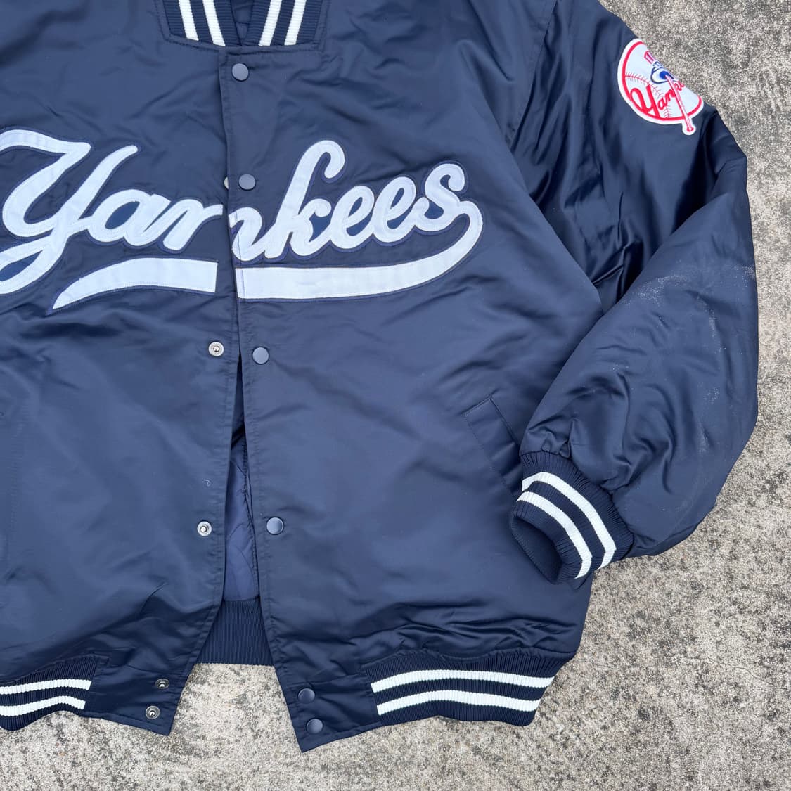 [XL~XXL] 마제스틱 뉴욕양키즈 스타장 바시티자켓 상품이미지5