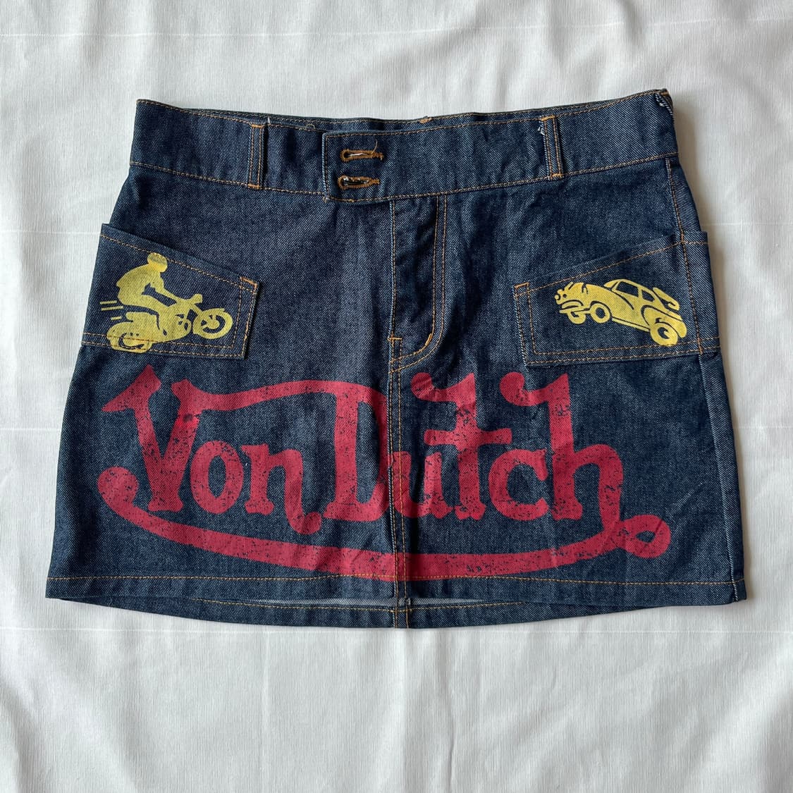 Von Dutch denim cotton 100% skirt 상품이미지4