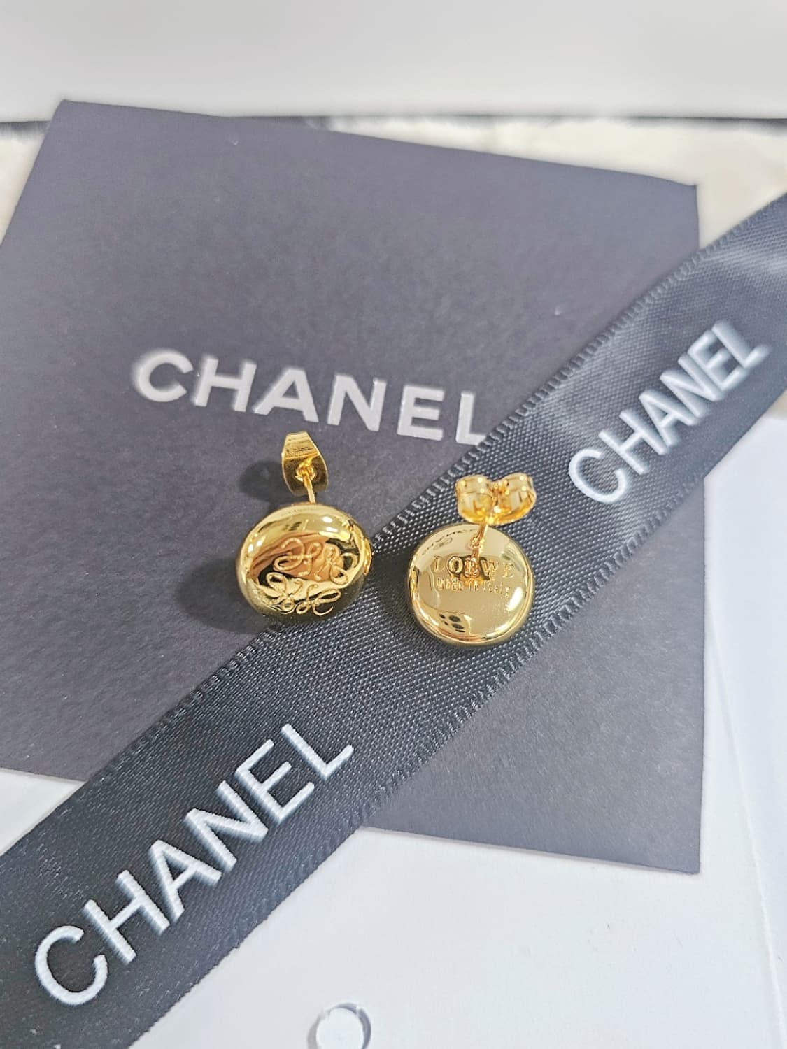 빈티지 로에베 골드 업사이클링 귀걸이 상품이미지5