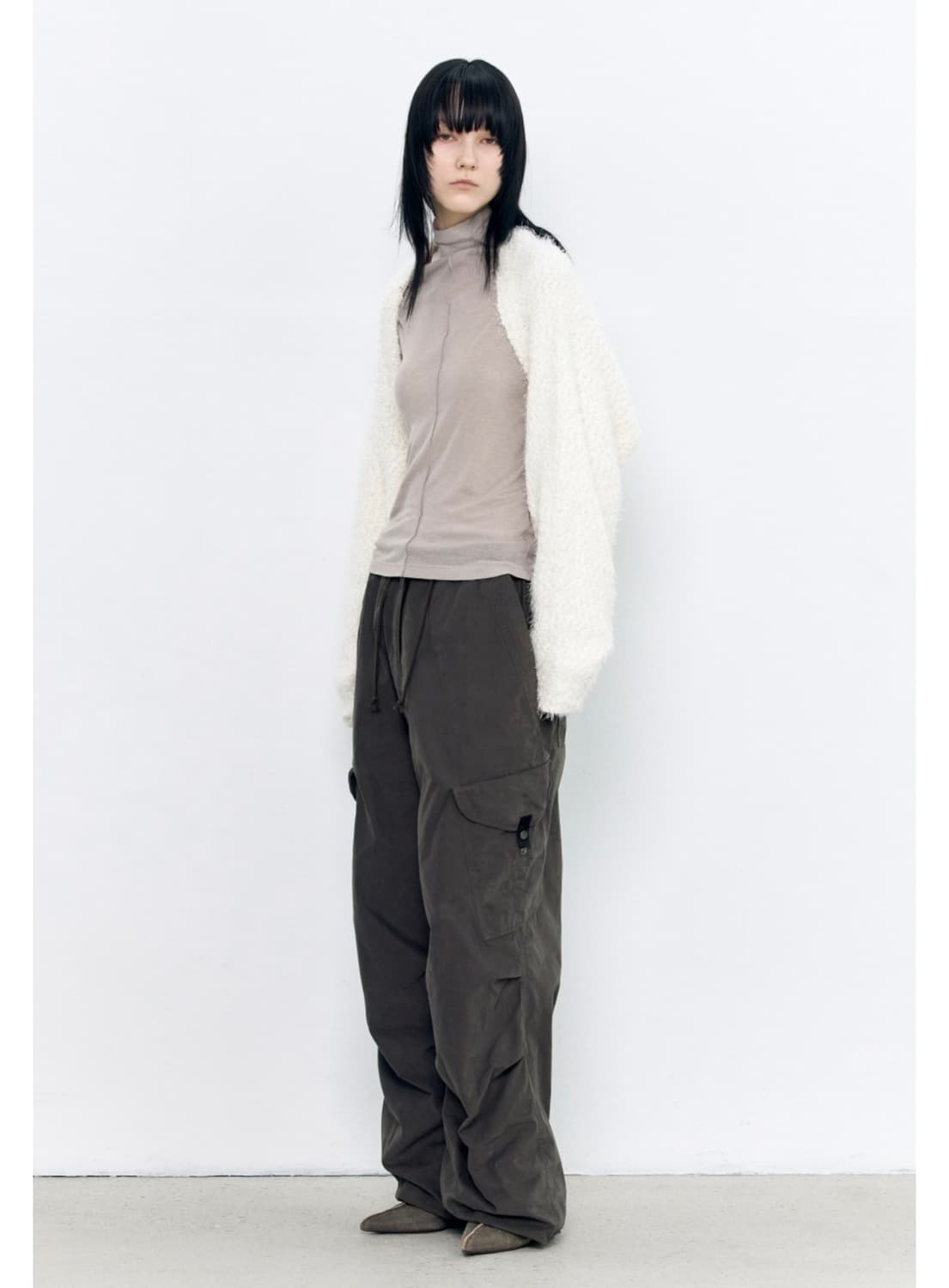 인사일런스 부클 볼레로 가디건  상품이미지2