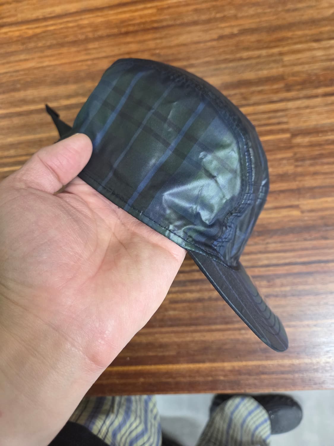 뉴에라 체크 나일론 리버시블 캠프캡 모자 프리  상품이미지2