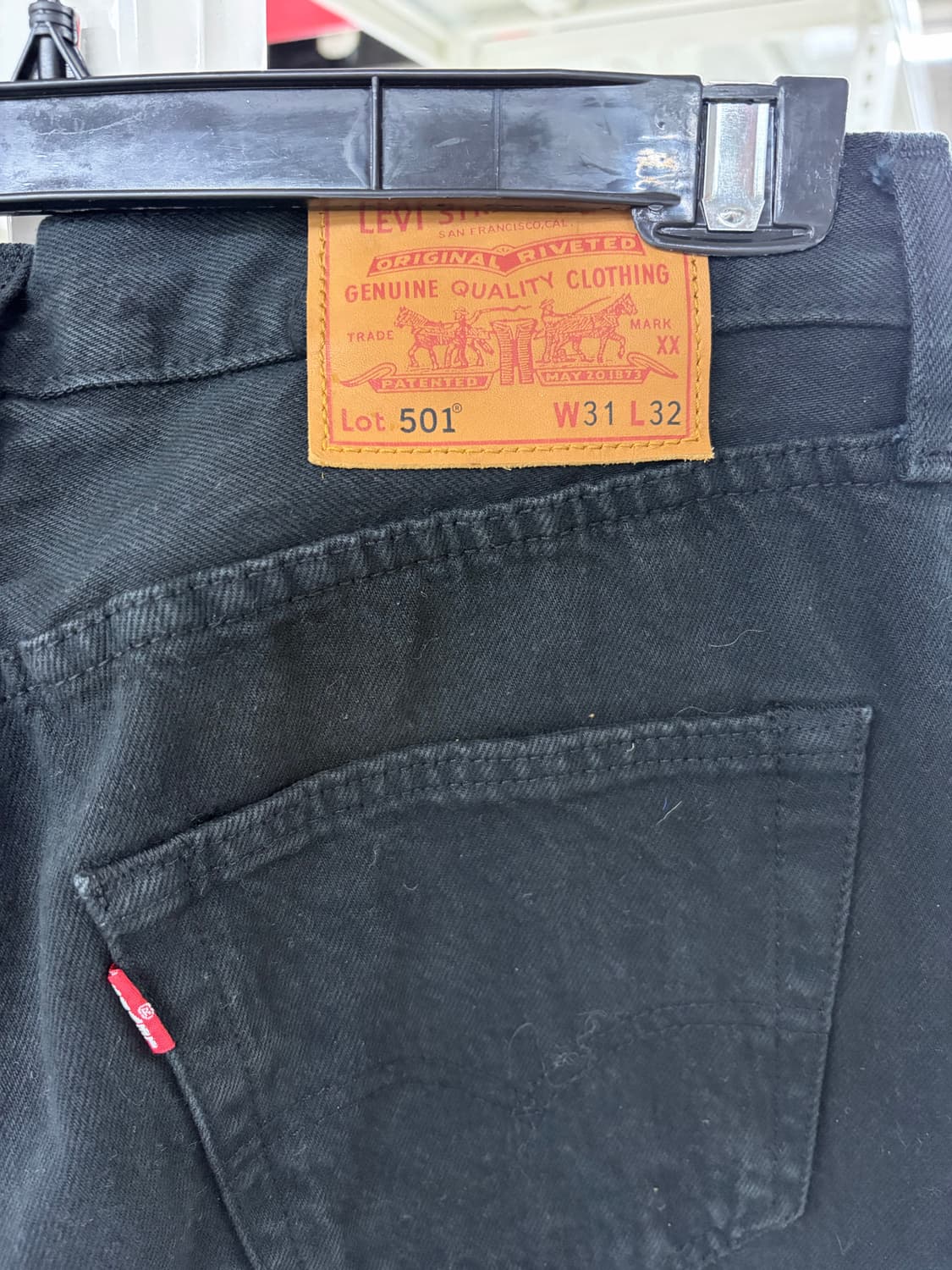 리바이스501 흑청 상품이미지1