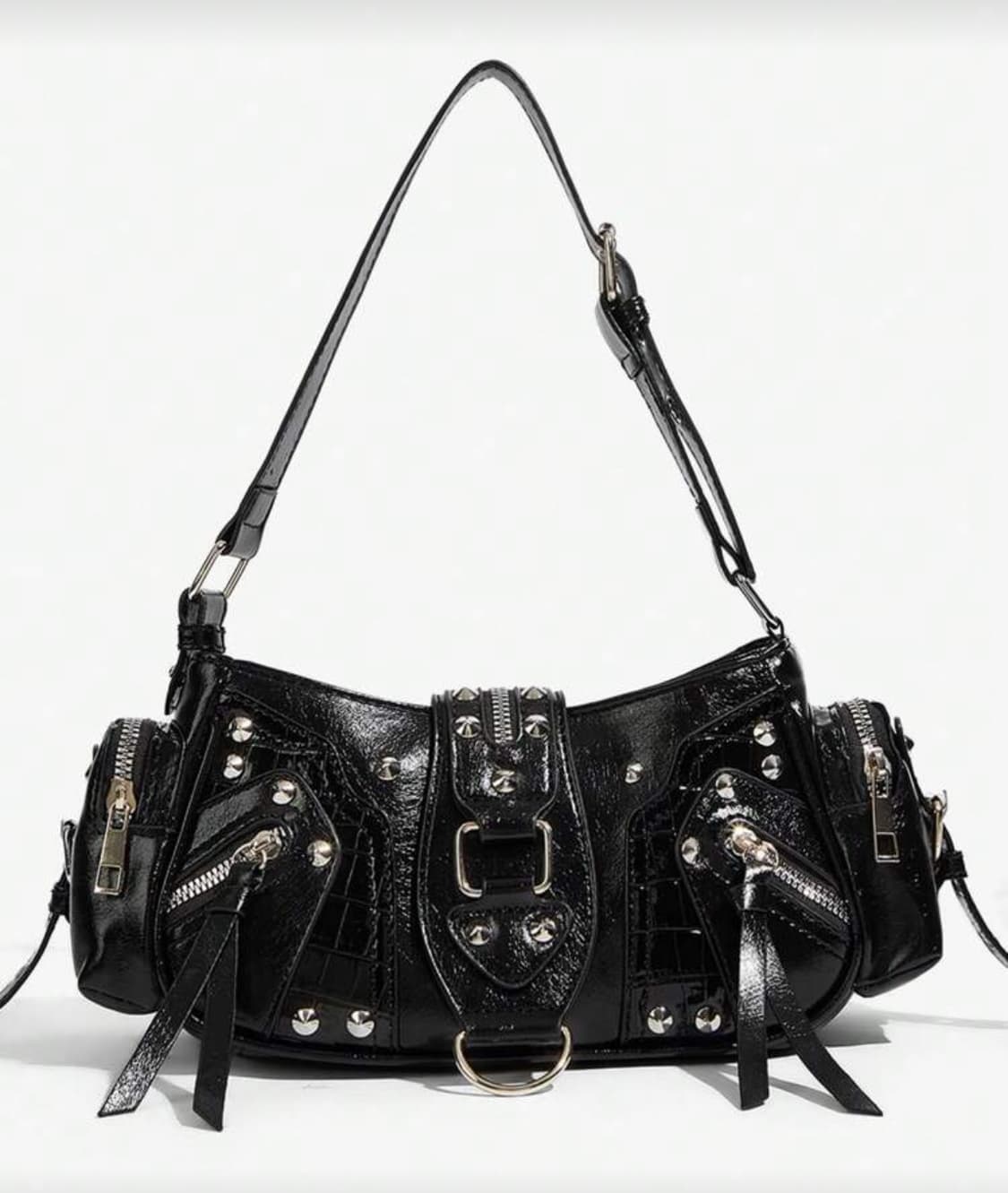 스터드 가방 블랙  상품이미지2