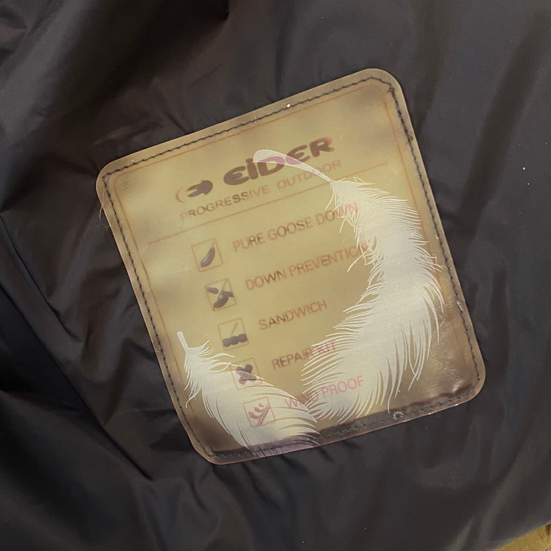 아이더 덕 다운 패딩 L 상품이미지10