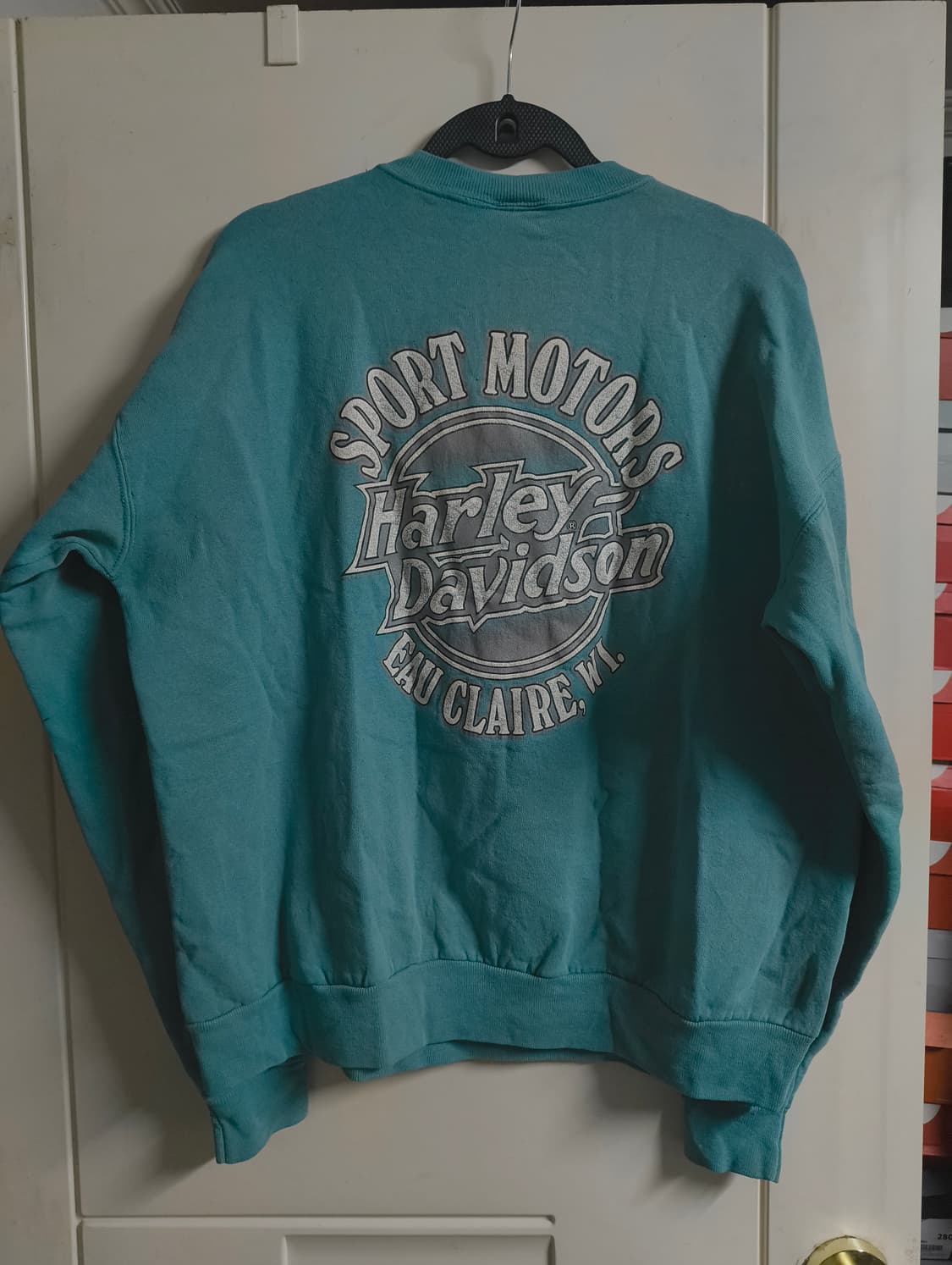 90s 할리데이비슨 스웻셔츠 민트 xl 상품이미지5