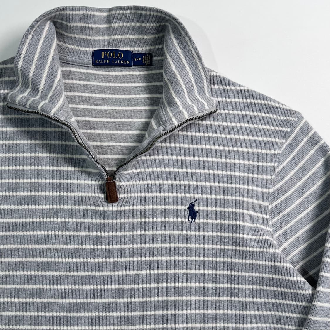 폴로 랄프로렌 스트라이프 반집업 상품이미지3