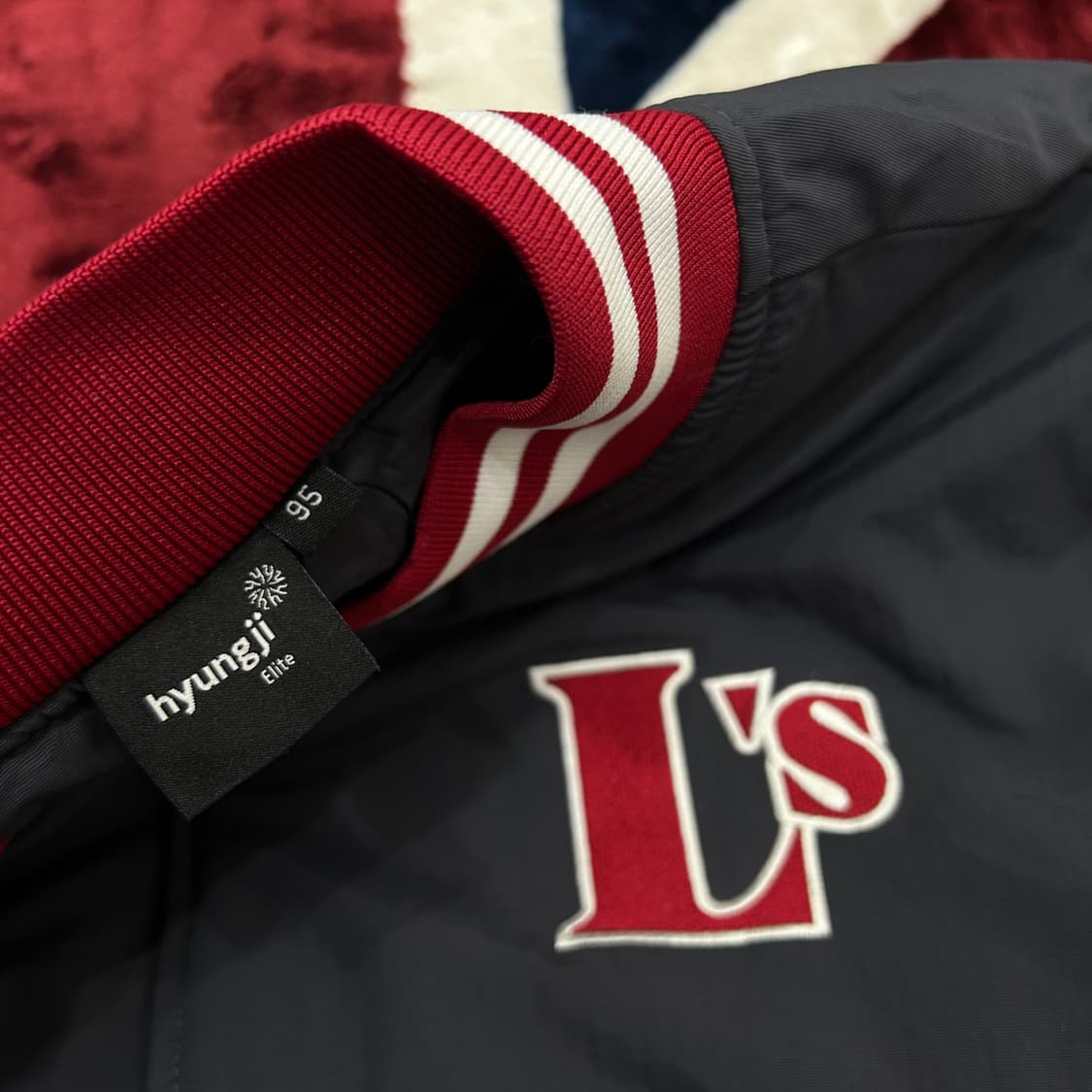 [95M]SSG랜더스 춘추 야구 점퍼/그레이레드 상품이미지6