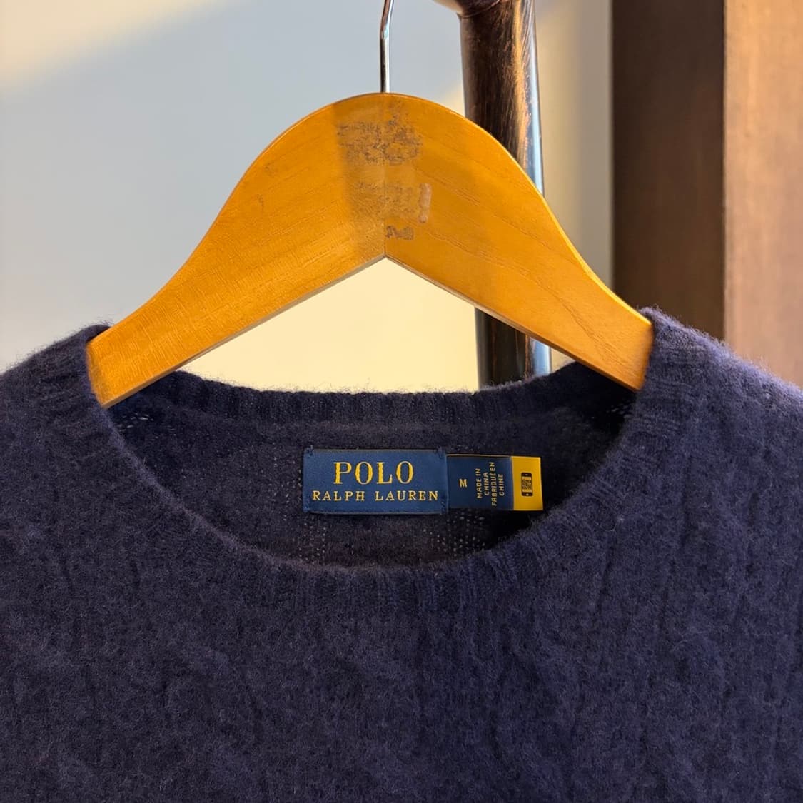 15199 - 폴로 랄프로렌 케이블 반팔 울 니트 (울 90% 캐시미어  상품이미지3