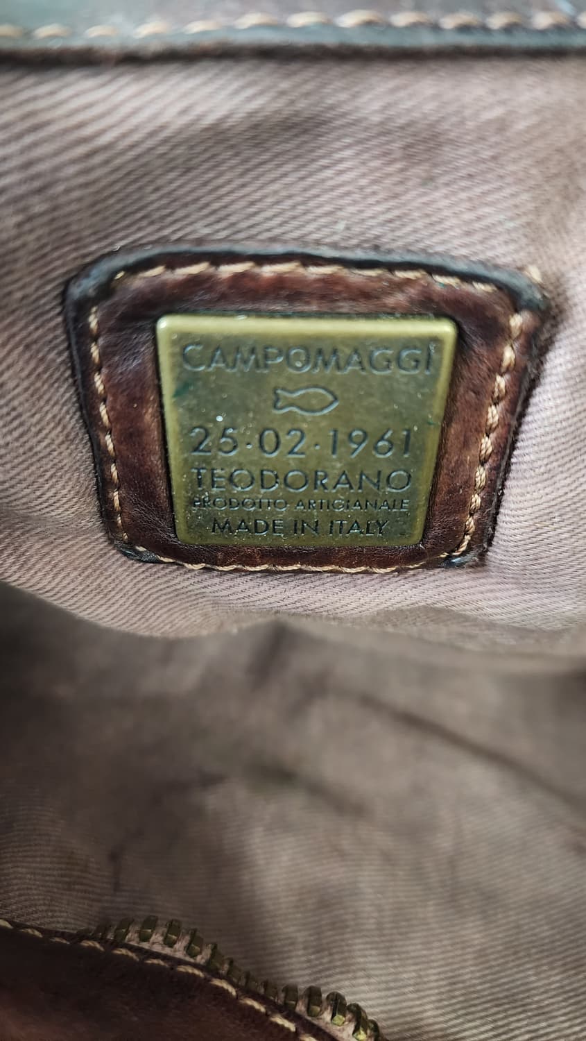 캄포마찌 가죽 토트백 숄더백 브라운 상품이미지4