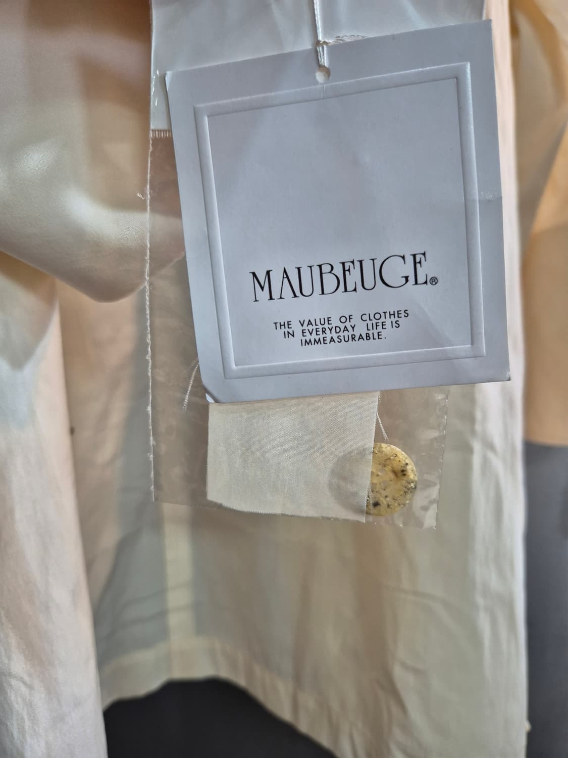 아이보리 M사이즈 셔츠형 자켓 텍달림 새상품 상품이미지8