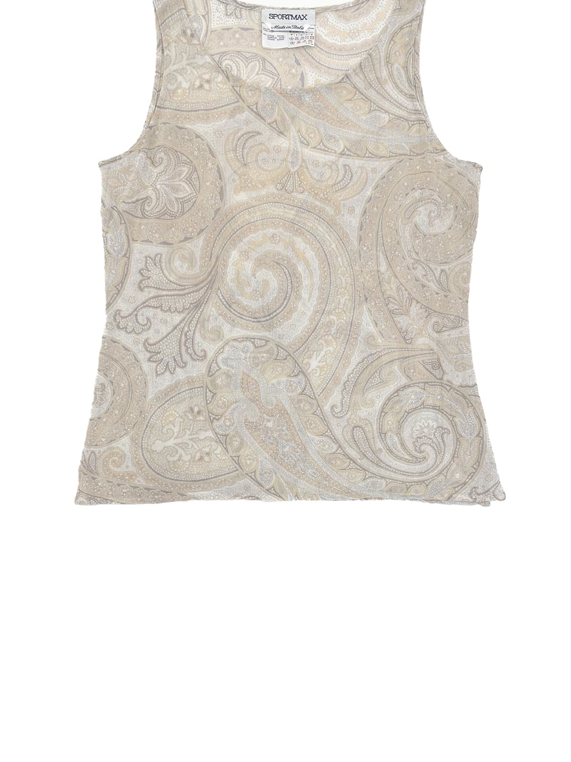 Sportmax Paisley Sheer Tank Top/ 42 상품이미지3
