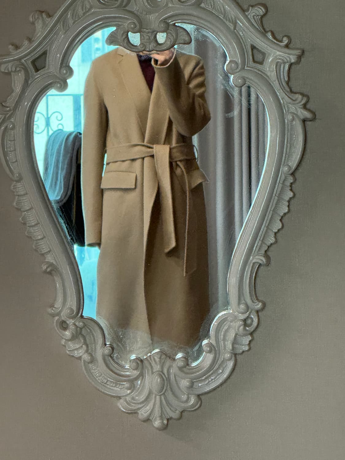 Blossom h company 울캐쉬 롱 코트   총장 130 상품이미지4