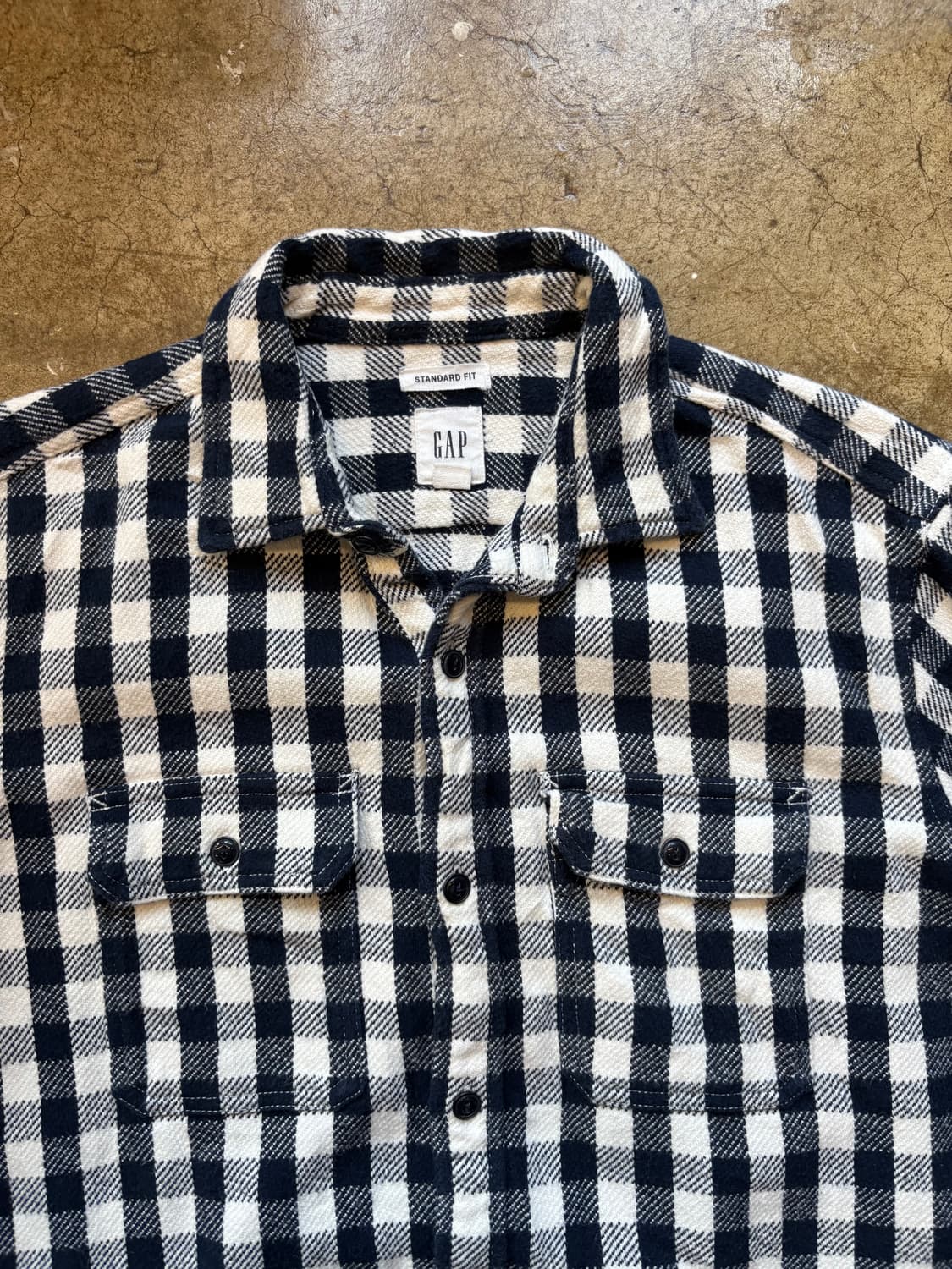 갭 GAP 빈티지 체크 플란넬 셔츠 상품이미지3