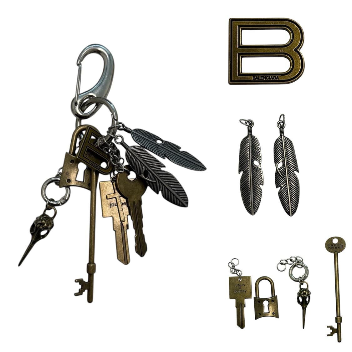 발렌시아가 빈티지 커스텀 키링 상품이미지1
