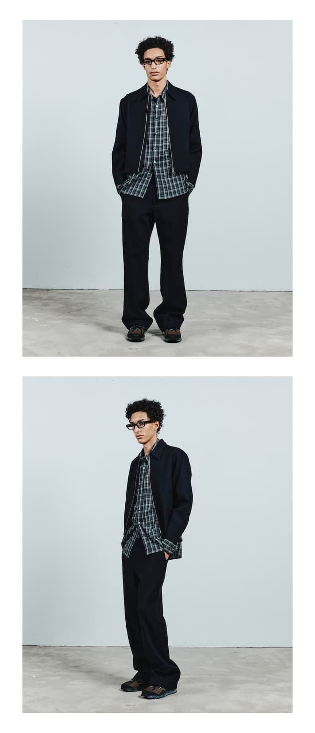 COOR 버진 울 크롭 점퍼 (다크네이비, M/민트급) 상품이미지10