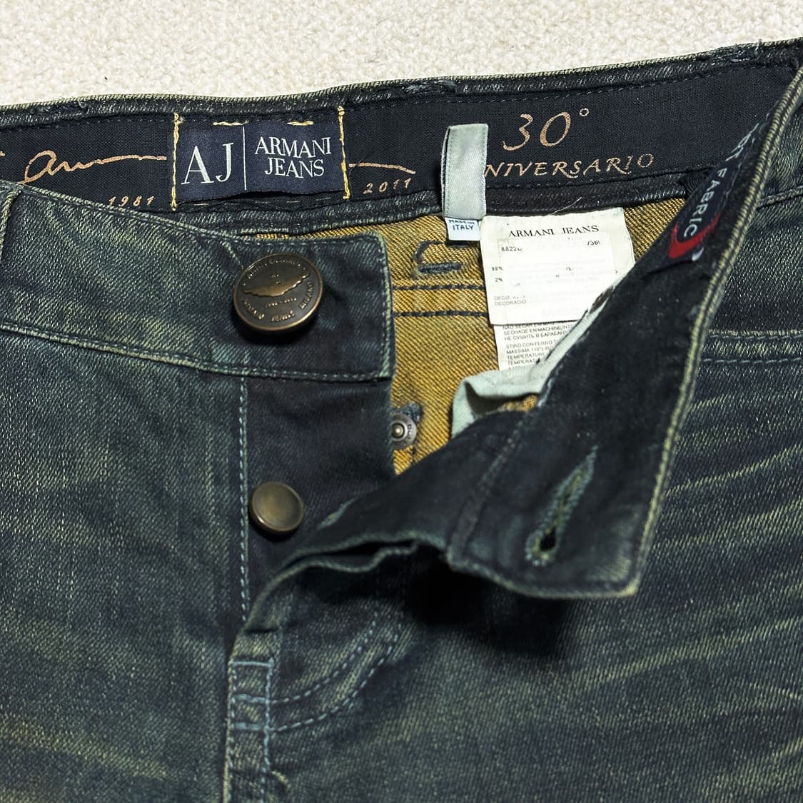 아르마니진 30주년 골든 블루 진 상품이미지6