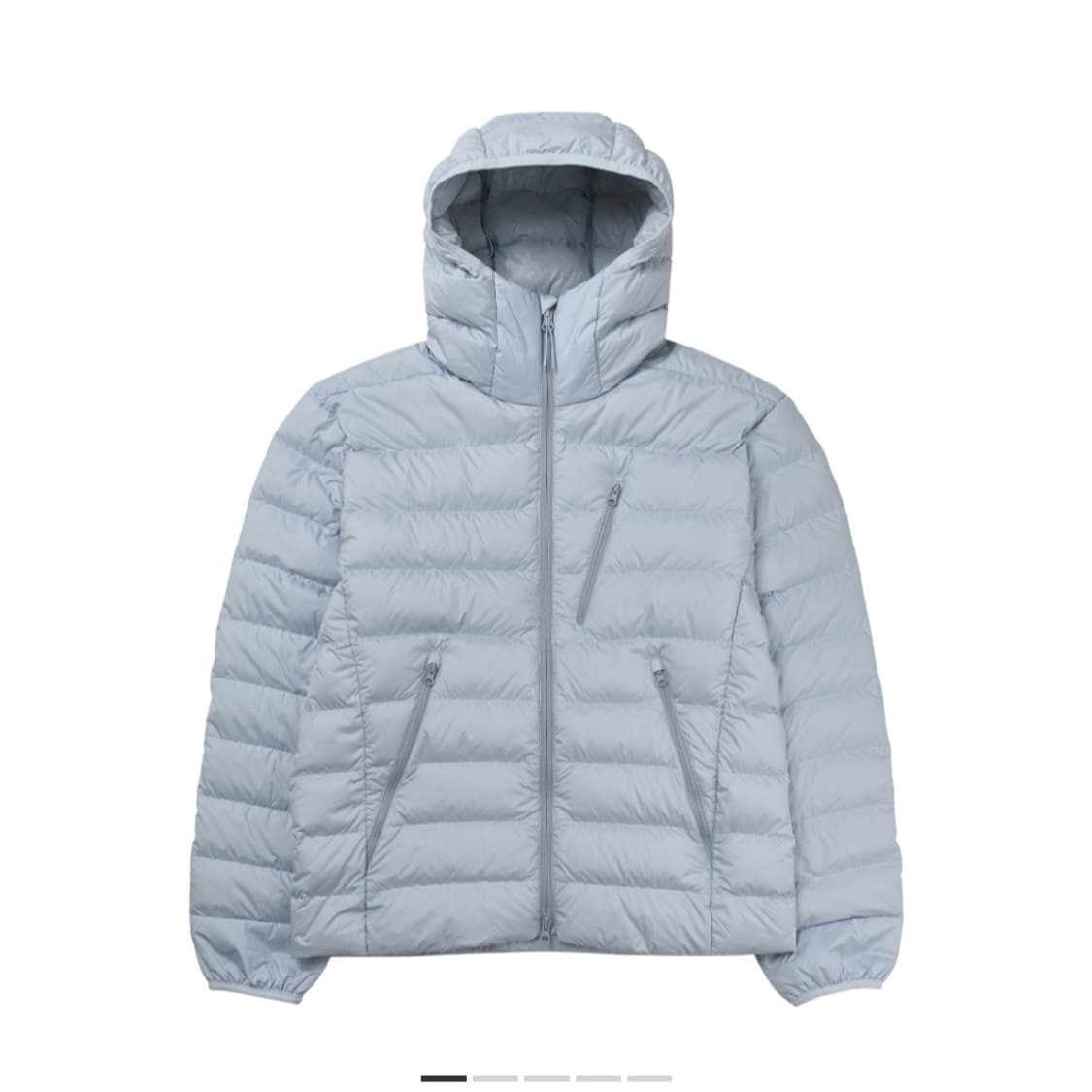 [L]무탠다드 시티레저 후드 라이트 다운자켓 클라우디 블루 상품이미지1