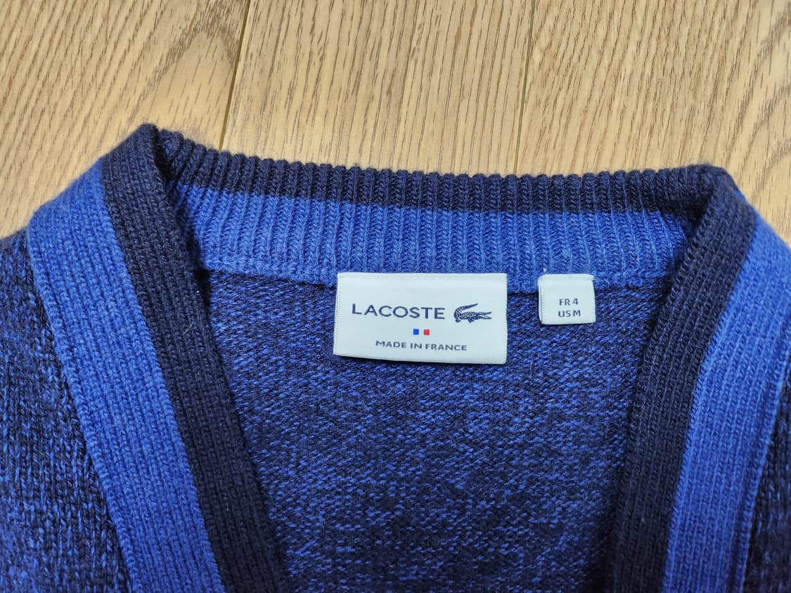 라코스테 메리노울100 가디건 M 상품이미지7
