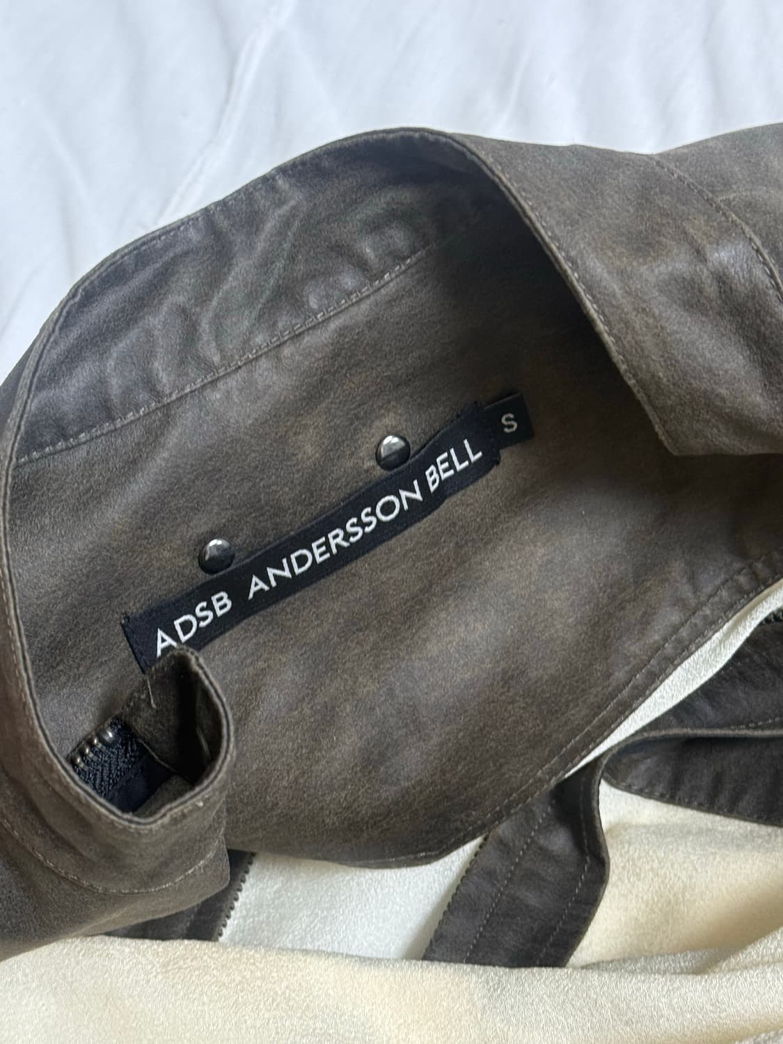 앤더슨벨 25ss 시스루레더자켓 상품이미지3