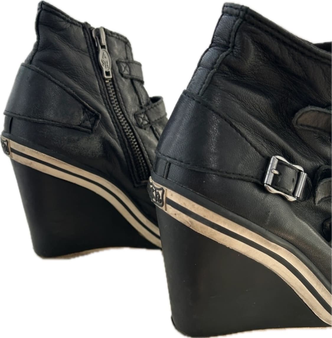 아쉬 블랙 부티 스니커즈 웨지힐 상품이미지2