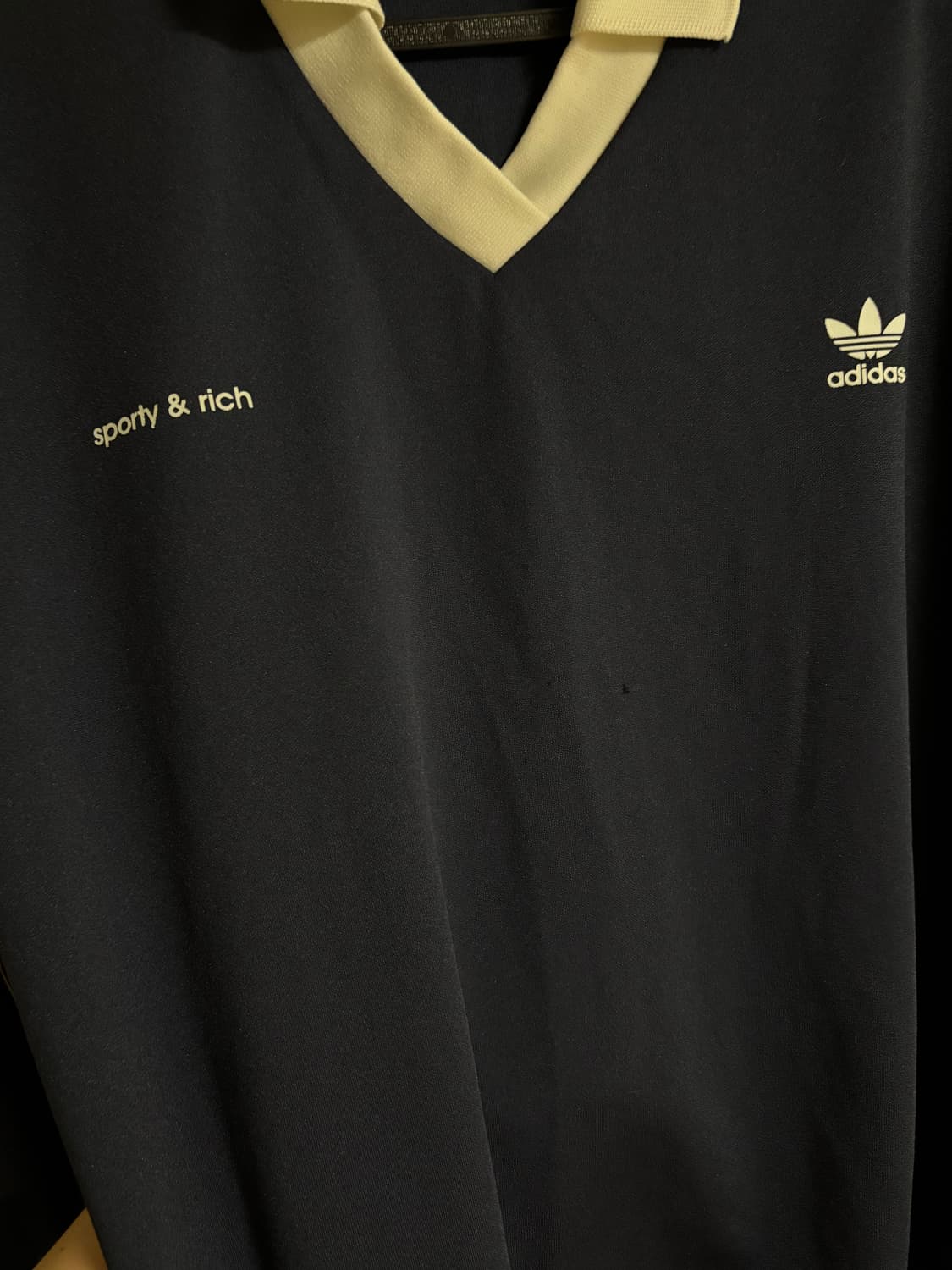 Adidas x Sporty&rich 콜라보 져지 탑 L 상품이미지3