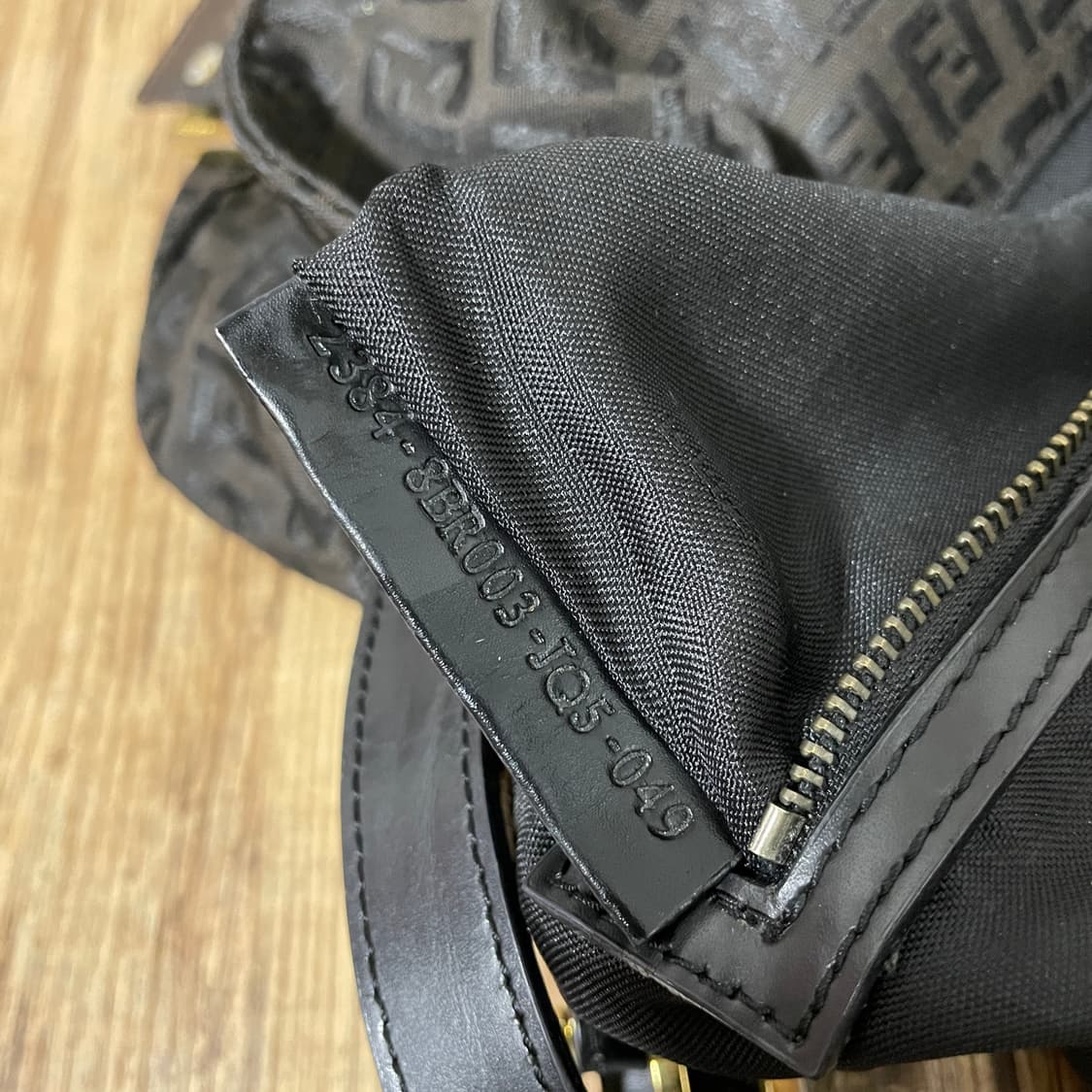 빈티지 펜디 주카 미니숄더백 (브라운/금장) 상품이미지7