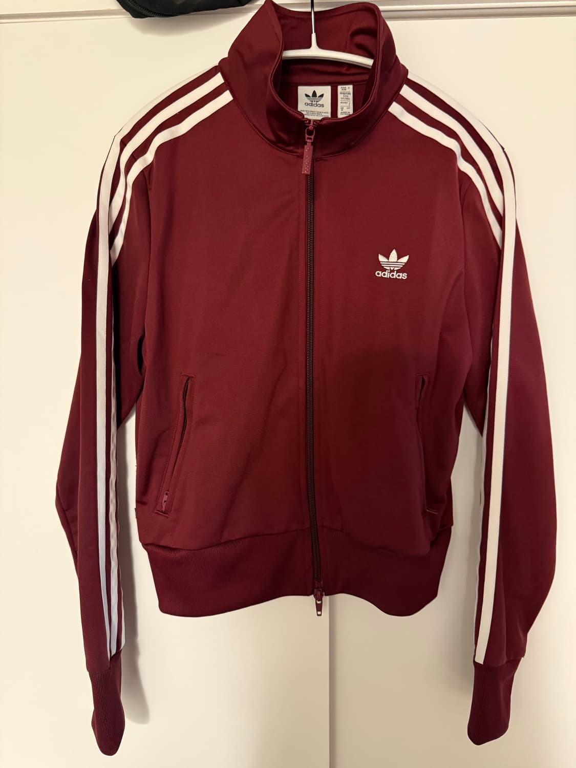 아디다스 아디컬러 파이어버드 트랙 자켓 쉐도우 레드 (버건디) 상품이미지2