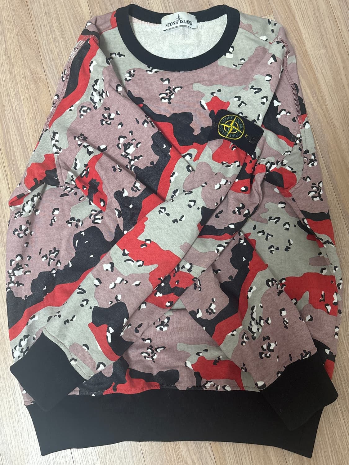 스톤아일랜드 카모 맨투맨 s 상품이미지4