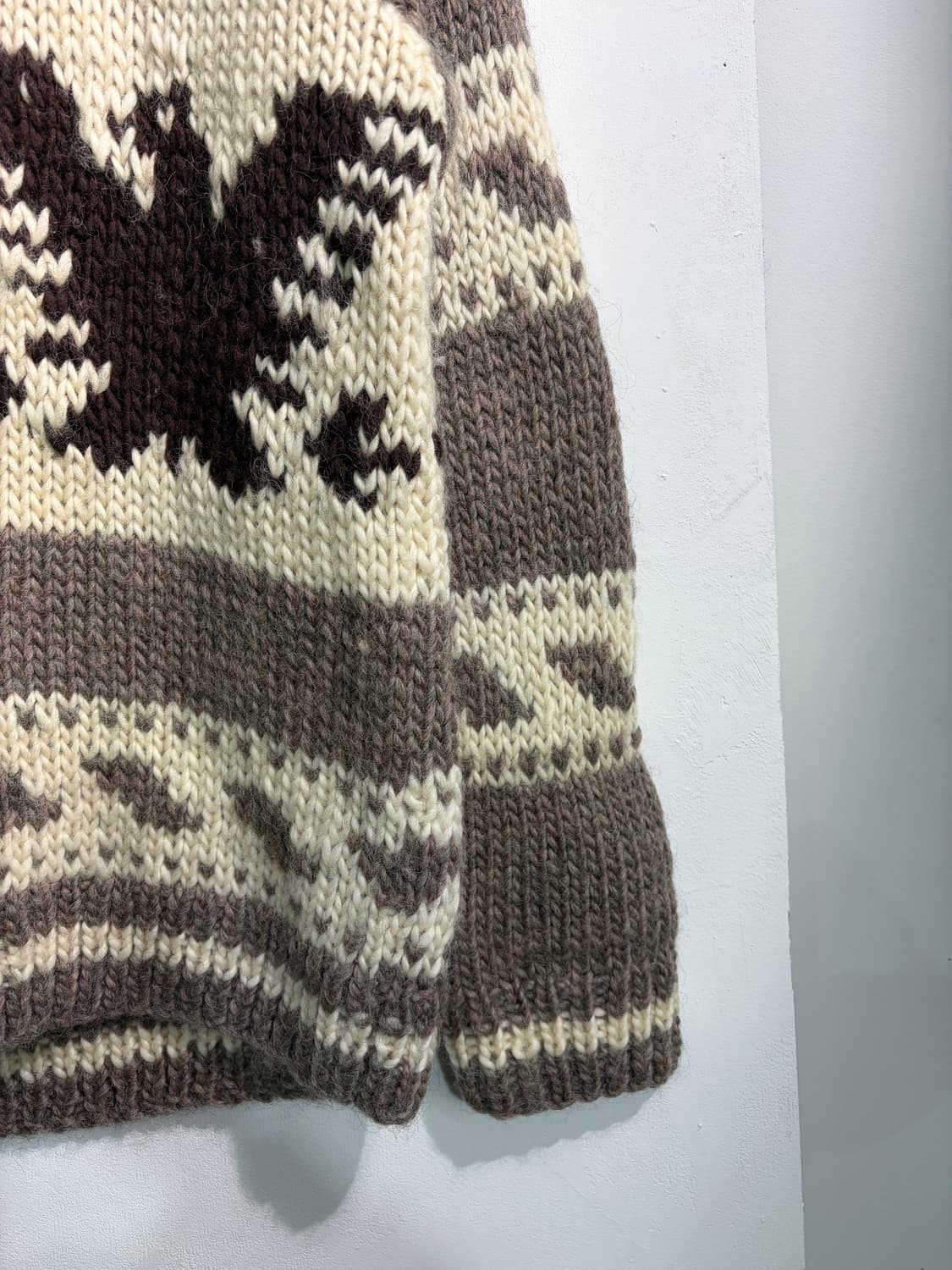 코위찬 (canadian sweater) heavy wool 100% 상품이미지6